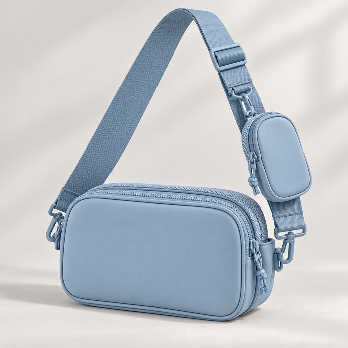 Weedeek Blue Duo Crossbody & Mini Case