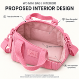 Weedeek WD Mini Top-Handle Crossbody Bag