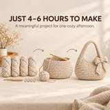 Weedeek LoopMuse Bow Crochet Bag — DIY Kit or Ready-Made