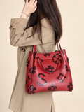 Weedeek Vintage Floral Handbag & Crossbody Set