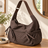 Weedeek Windowpane Slouch Shoulder Bag