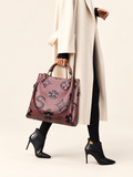 Weedeek Vintage Floral Handbag & Crossbody Set