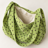 Weedeek Avocado Polka Slouch Tote