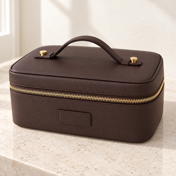 Weedeek Chocolate Vanity Organizer Case