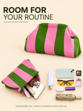 Weedeek Striped Knit Cloud Clutch