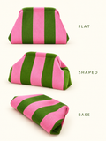 Weedeek Striped Knit Cloud Clutch