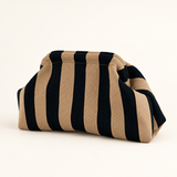Weedeek Striped Knit Cloud Clutch