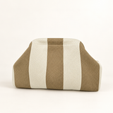 Weedeek Striped Knit Cloud Clutch
