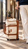Weedeek Cream & Cognac Garment Roller Bag