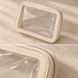 Weedeek Cream Clear Zip Pouch