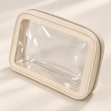 Weedeek Cream Clear Zip Pouch