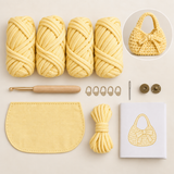 Weedeek LoopMuse Bow Crochet Bag — DIY Kit or Ready-Made