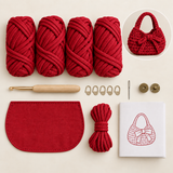 Weedeek LoopMuse Bow Crochet Bag — DIY Kit or Ready-Made