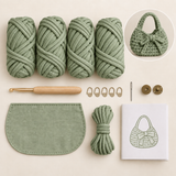 Weedeek LoopMuse Bow Crochet Bag — DIY Kit or Ready-Made