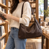 Weedeek Espresso Slouch Shoulder Bag