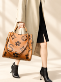 Weedeek Vintage Floral Handbag & Crossbody Set