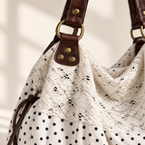 Weedeek Lace & Polka Shoulder Bag