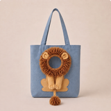 Weedeek Lion Mane Pet Carrier Tote – Canvas Shoulder Bag