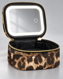 Weedeek Leopard Mini Mirror Vanity Case