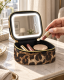 Weedeek Leopard Mini Mirror Vanity Case