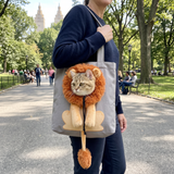 Weedeek Lion Mane Pet Carrier Tote – Canvas Shoulder Bag