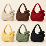 Weedeek LoopMuse Bow Crochet Bag — DIY Kit or Ready-Made