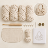 Weedeek LoopMuse Bow Crochet Bag — DIY Kit or Ready-Made