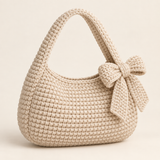 Weedeek LoopMuse Bow Crochet Bag — DIY Kit or Ready-Made