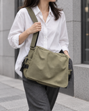 Weedeek Olive Flap Messenger Bag