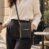 Weedeek Phone Window Crossbody — Black
