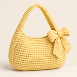 Weedeek LoopMuse Bow Crochet Bag — DIY Kit or Ready-Made