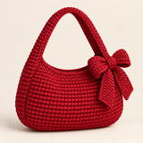 Weedeek LoopMuse Bow Crochet Bag — DIY Kit or Ready-Made