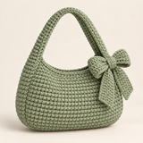Weedeek LoopMuse Bow Crochet Bag — DIY Kit or Ready-Made
