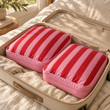 Weedeek Red & Pink Stripe Compression Cubes — 2-Piece Set