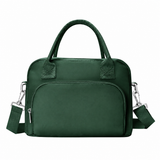 Dark Green logo-free insulated lunch tote, Large